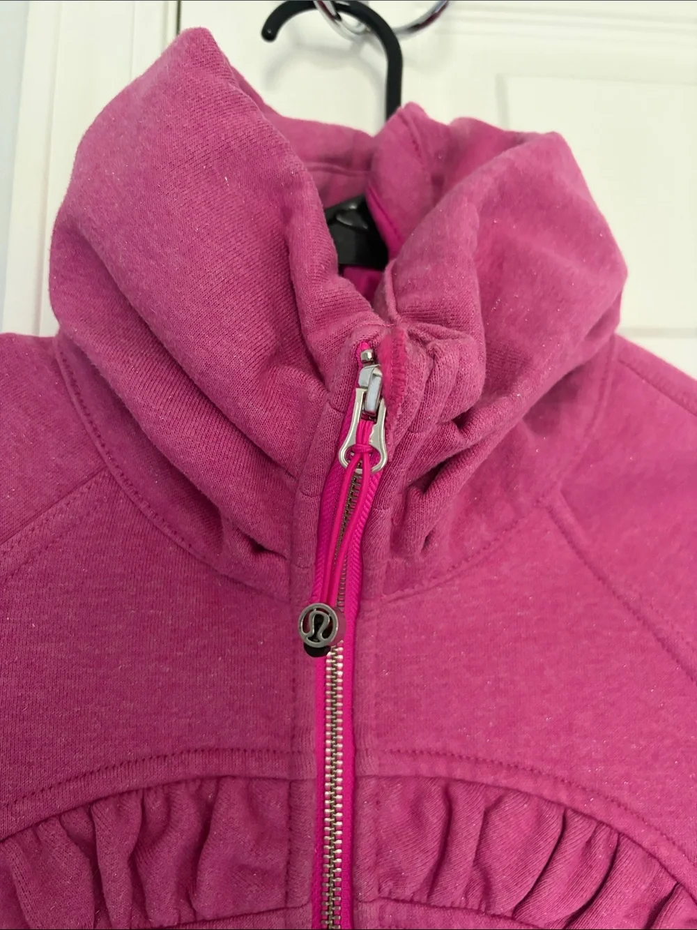 lululemon athletica cuddle up Pink Ruffle Full-Zip Hoodie Jacket